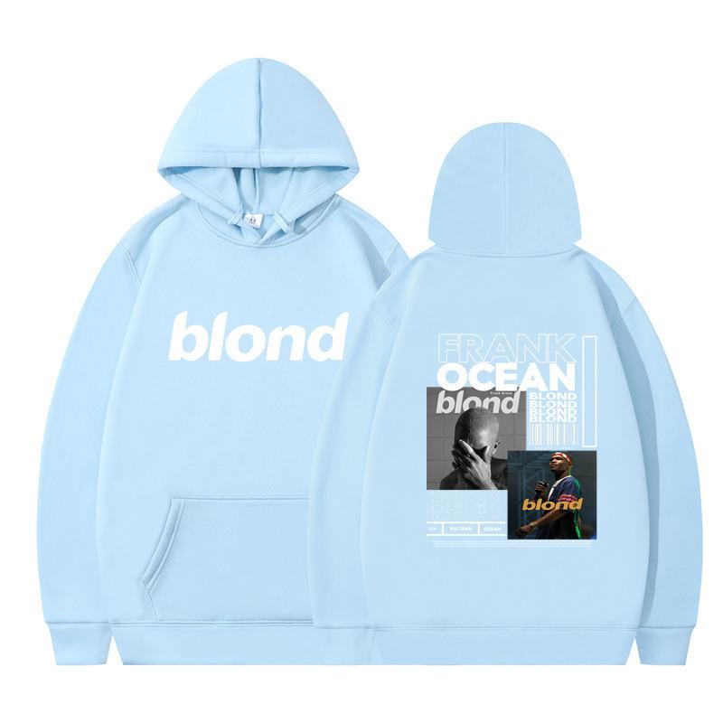 2024 Außenhandel Neu Blond Grenzüberschreitend Herbst/Winter Neu Fleece Lässig Kapuzenkragen Unisex Kapuzenpullover