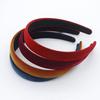 Women's 2cm Wide Corduroy Velvet Headband, Simple & Elegant Hair Accessory