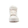 Li Ning Mileage Slip Resistant Abrasion Resistant Mid top Skateboard Shoes Women's White AGCT284-2