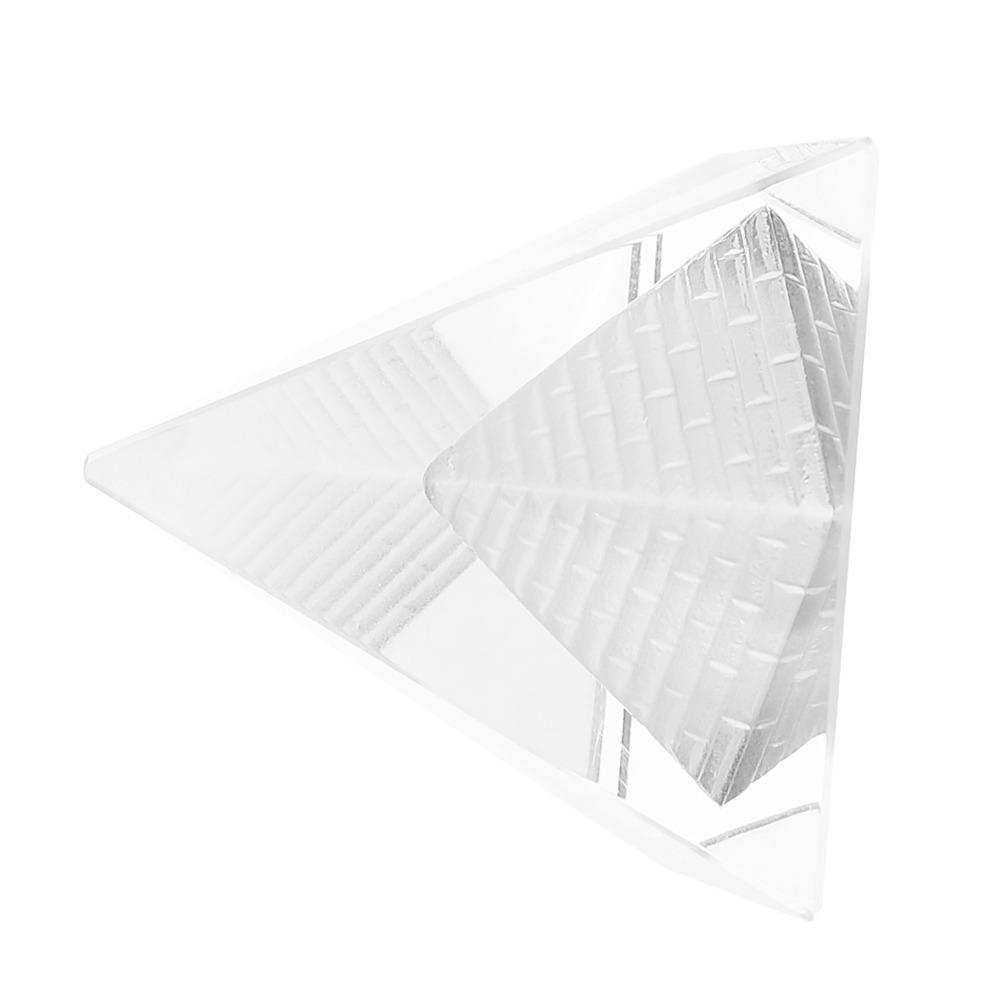 Clear Crystal Pyramid Figurine Crystal Pyramid Paperweight Pyramid Ornament Home Decoration