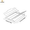 Adjustable Chicken Roasting Rack, Stainless Steel Foldable Turkey Roasting Rack, Grill Rib Rack, for Roasting Steak Ribs Bacon