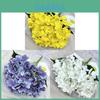 Elegant Hydrangea Artificial Flower Set With Silk Fabric For Home Decor And Wedding Arrangements