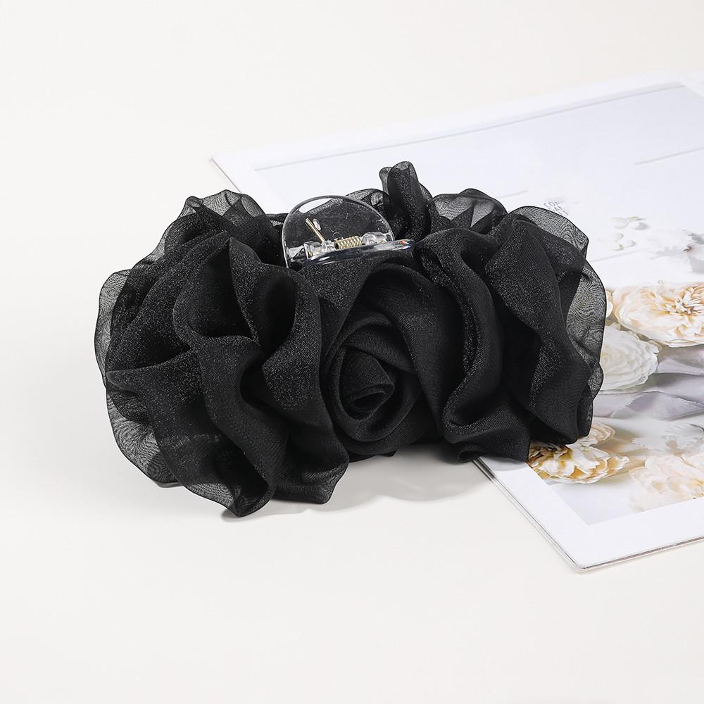 Double Sided Bow-Knot Grab Clip Hairpins Big Size Bow Velvet Hair Claws Korean Hair Clip Hair Style Accessories Fashion Barrette