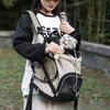 Solid Color Large Capacity Lightweight Cat Bag Outdoor Portable Pet Bag Outdoor Portable Pet Bag Winter Warm Cat Bag