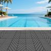 Plastic Interlocking Deck Tiles,44Pack,12"x12" Square Waterproof Outdoor All Weather Use, Outdoor and Indoor Poolside Balcony Backyard, Dark Grey
