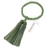 Prayer Beads Made In Japan Natural Stone Indian Jade Cut Handmade Prayer Beads Pure Silk Tassel Domestic Prayer Beads That Can Be Used by All Sects