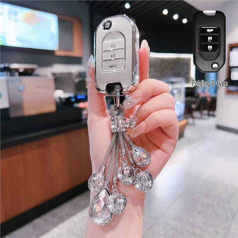 Folding Key Case for 9.5th Gen Accord, Civic, XRV, Fit, CRV, Jade