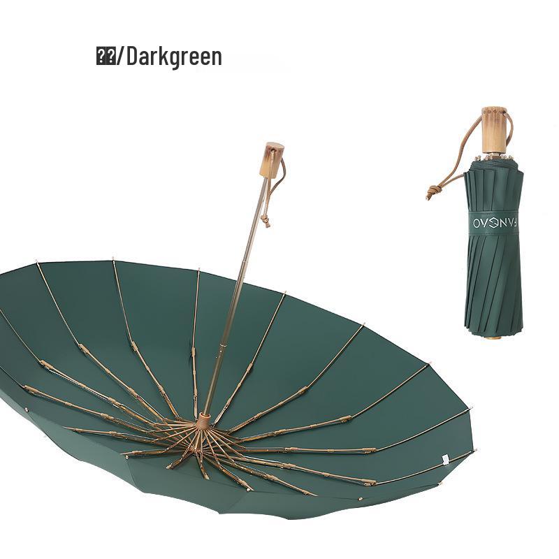 

Зонт складной женский в китайском стиле с 16 спицами, двойного назначения для защиты от солнца/дождя, с УФ-защитой, очень большой