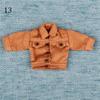 1/12 Doll Fashion Ripped Pants Doll Jeans 12~16cm Doll Coat Cool Jeans Jackets Doll Pants Shorts Clothes Accessories Kids Gift