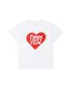 COMMUNITY CLUB Full Of Hearts Tee White