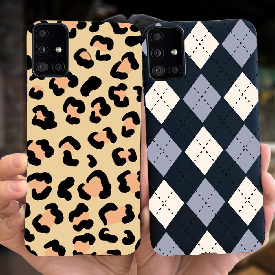 Cute Cartoon Phone Case For Samsung Galaxy M51 M31 Candy Color Soft Silicone Back Cover For Samsung M51 SM-M515F M31 Prime M315F