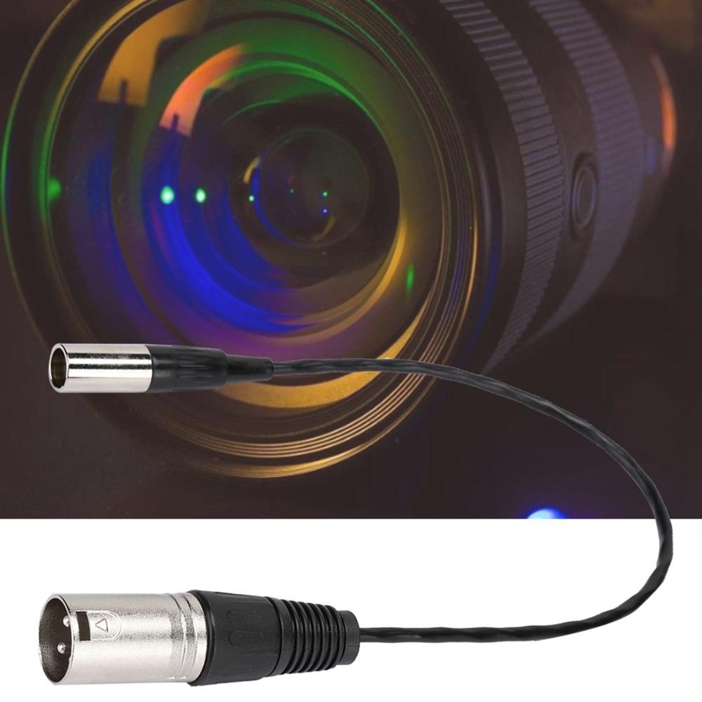 Plug and Play Audio Camera Mic Cord Transfer Cable for Canon Audio Cable Camera Microphone