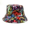 Bucket Skull Print Hat Colorful Fisherman Hat Outdoor Sports Sunshade Adult Hat