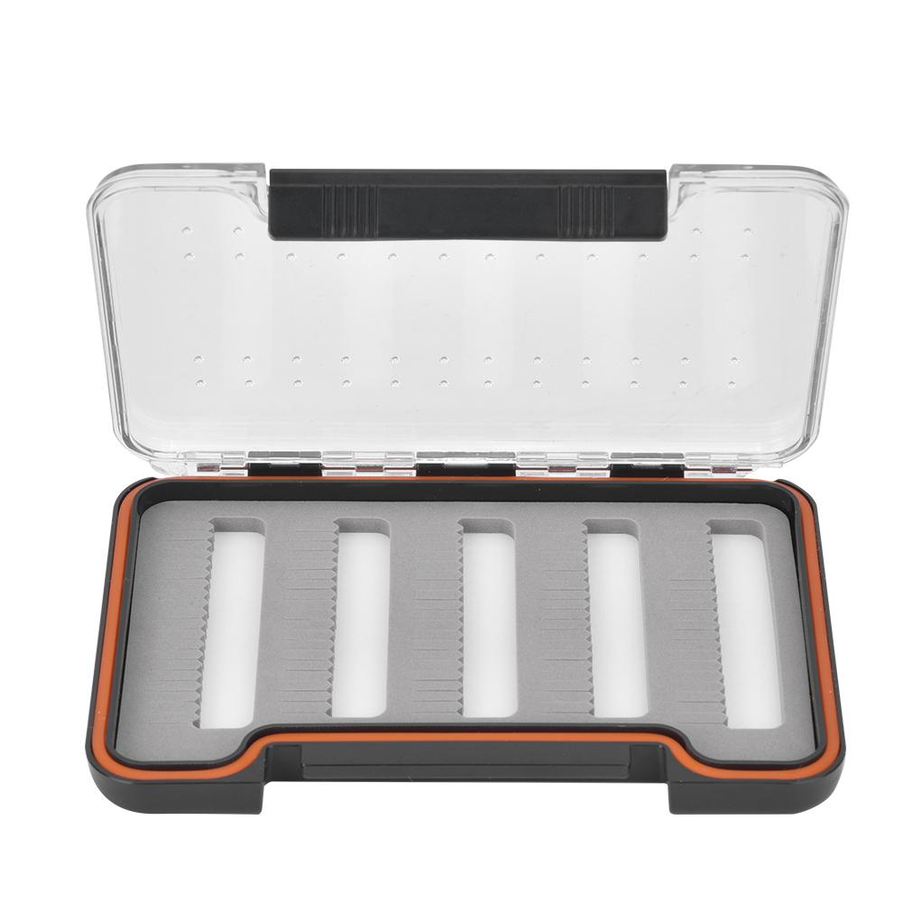 Transparent Fly Lure Box Magnetic Bait Storage Case Container   Fishing Parts