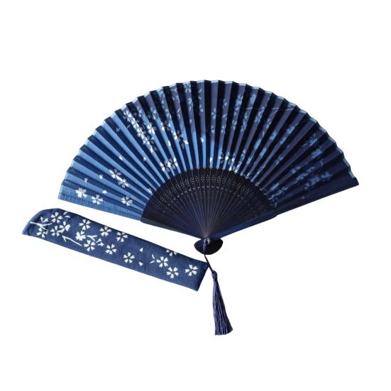 

Yousheng 1 набор ручной работы тай-дай складной веер с кисточкой, сумка для хранения, бамбуковые спицы, портативный летний ручной веер, украшение, танцевальное выступление B