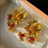 Beautiful Hanfu Flower Hair Clips Headwear Exquisite Fairy Side Clips  Wedding
