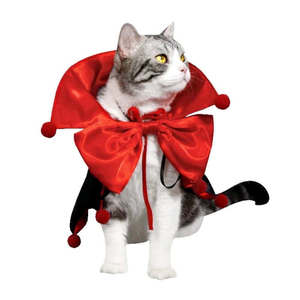 Adjustable Halloween Pet Costume Comfortable Dogs Knight Cape Kitten Puppy Dress  All Saints' Day