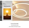Nordic Modern LED Ceiling Lamp - Creative Round Design for Living Room, Study, Bedroom