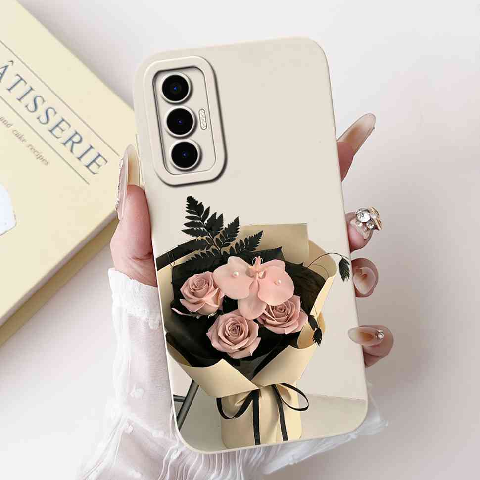 

Для Tecno Pova 3 6.9 Чохол Модний Дизайн М яка Силіконова Накладка Для Tecno Pova3 LF7n Милий Мультяшний Кіт Годинник Ударостійкі Чохли для Телефону Tecno Pova 3