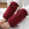Autumn and Winter Sleeve Bow, Cute Anti-stain Sleeve Covers, Adult Home Anti-dirt Down Jacket Sleeve Covers, Bow Sleeve Covers