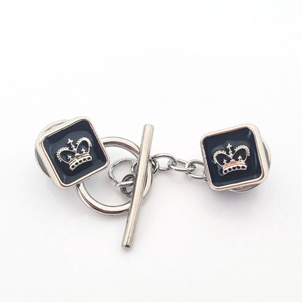 Crown Close Neckline Decorative Brooch Triangle Flower Anti-light Brooch  Skirts