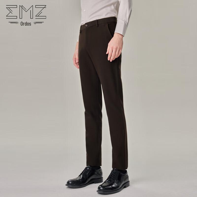 

Erdos (EMZ) Men s Spring Autumn Business Straight-Leg Casual Pants 36