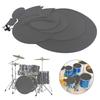 14x Drum Silencers Pads with 4 Binder Clips Drum Mute Pads for Drums Head Cymbal