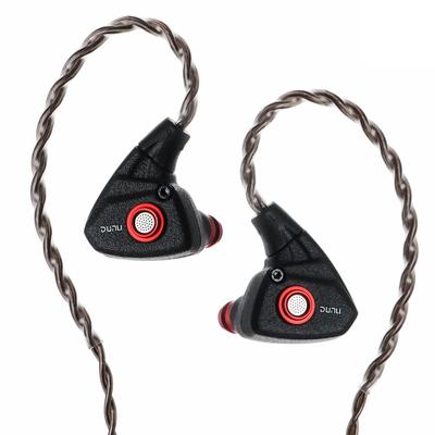 HiFiGo DUNU Titan S Écouteurs intra-auriculaires, Transducteur dynamique de 11 mm HiFi IEMs Écouteurs avec Son puissant (Noir)