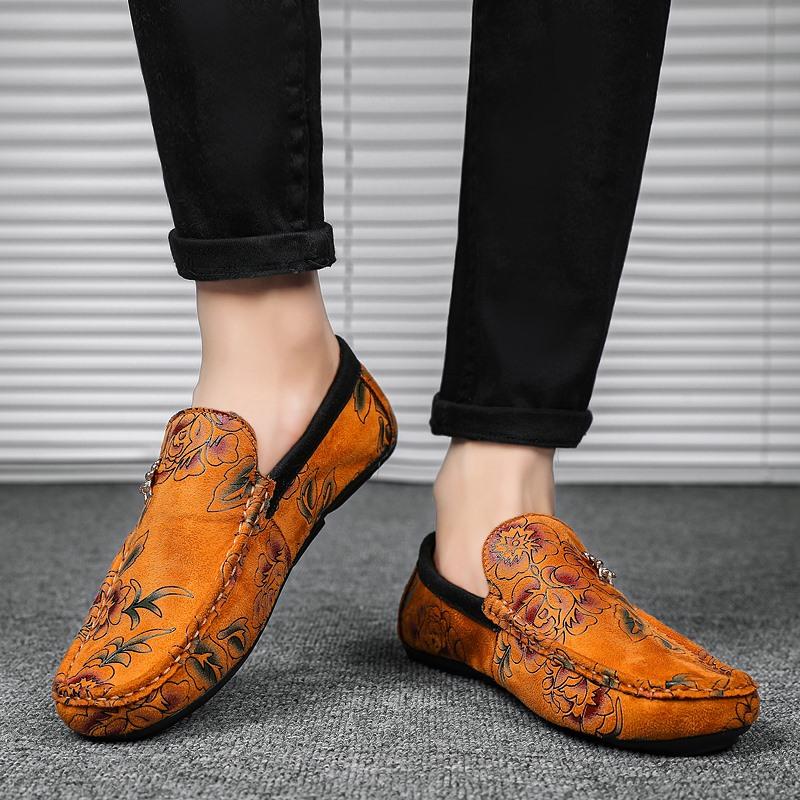 Leichte Herren Freizeitschuhe 2025 Herrenschuhe Leder Herren Penny Loafers Herren Mokassins Slipper Herren Flats Männliche Fahrschuhe