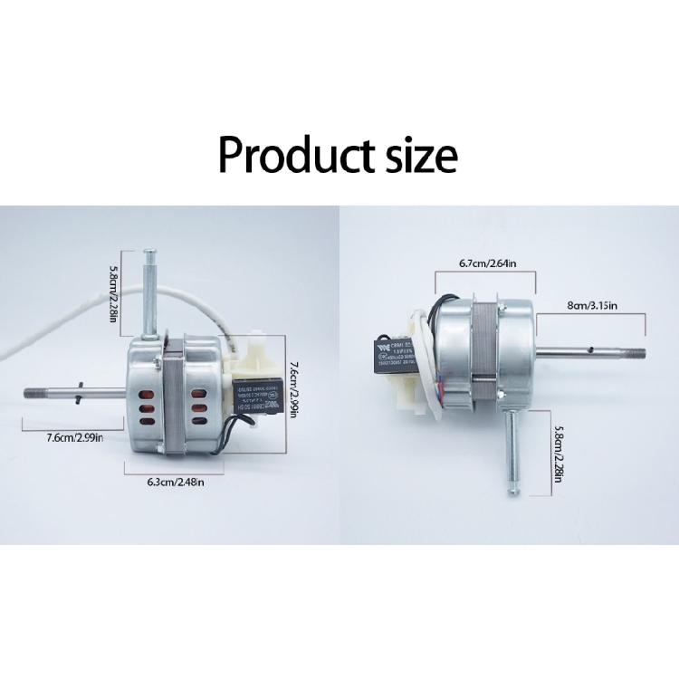 3-hastighets elektrisk fläktsmotor Bordsfläktsmotor Golvfläktsmotor Ersättning för hushållselektrisk fläkt Stående fläkt Tillbehör