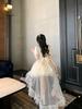 Blovelan Princess Dress - Half Cup Love Words, Big Bow, Sparkle Jacquard, Fluffy Train, Birthday Outfit