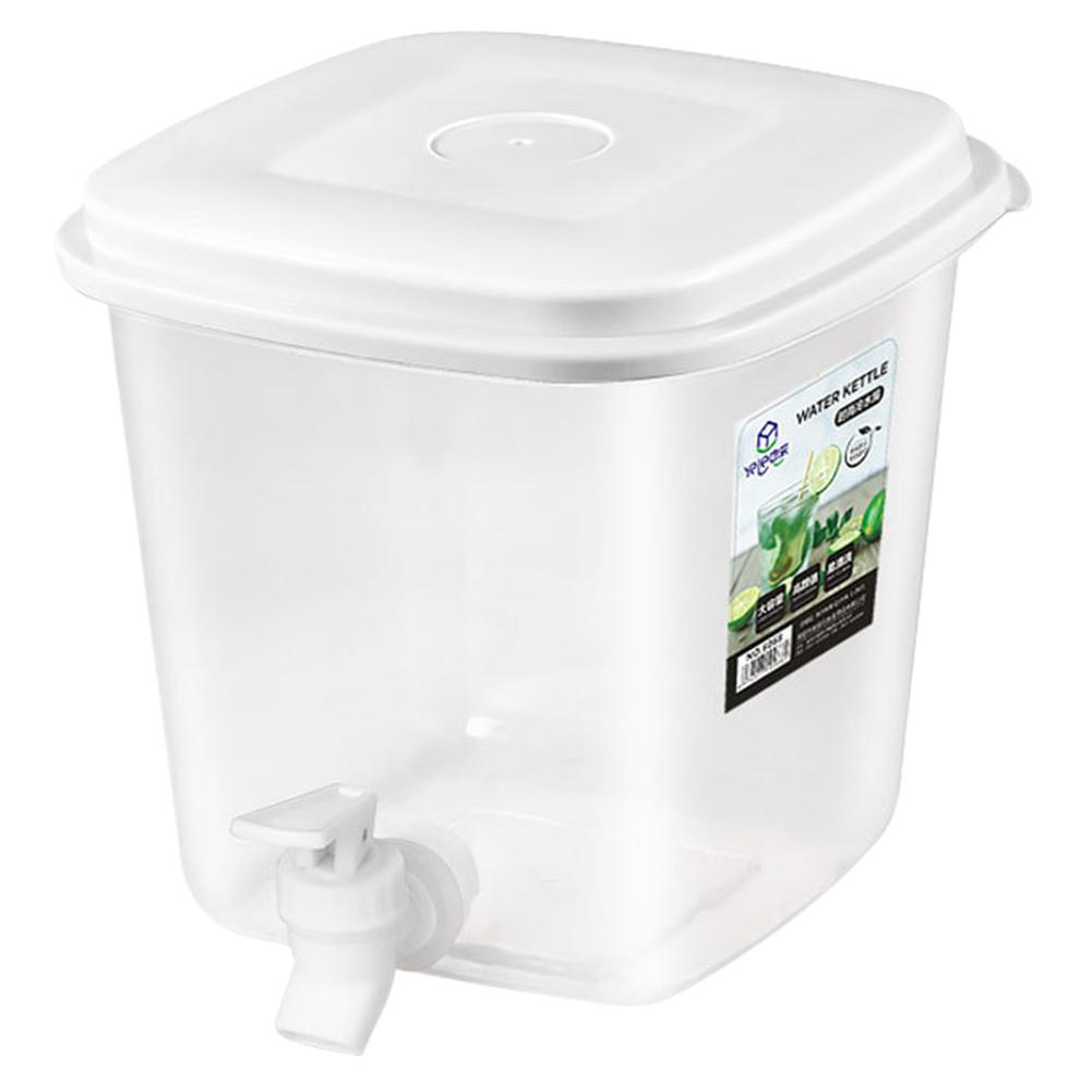 

3.5/5L Fridge Drink Dispenser with Spigot Beverage Liquid Drink Container with Lid Milk Lemonade Dispenser for Party Bar Camping