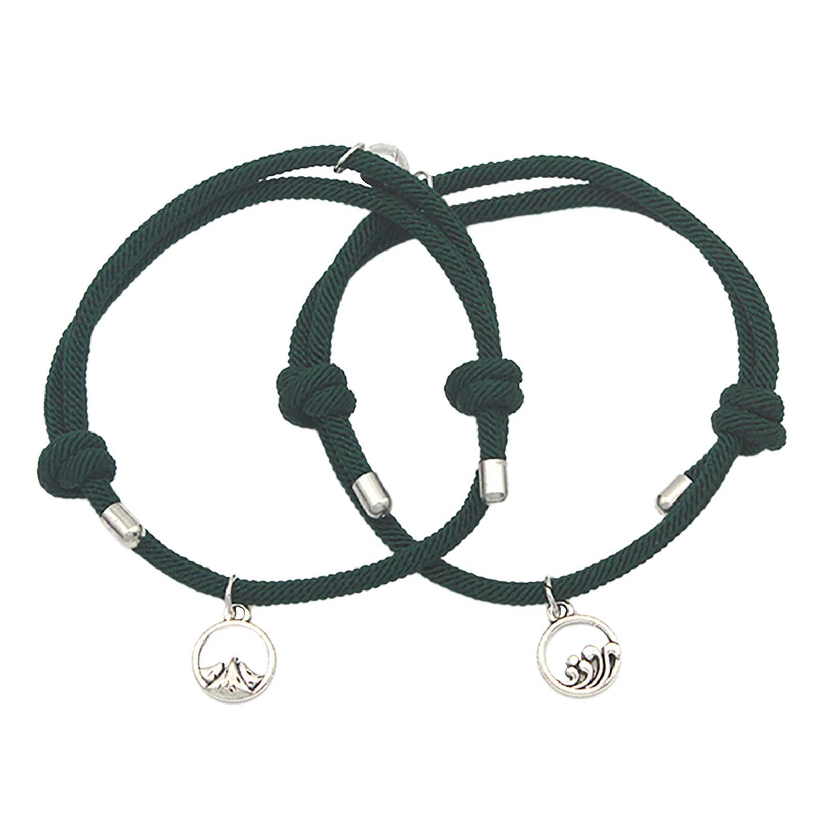 

Обітниці вічної любові Пара Браслет Кілька варіантів кольорів Модний Парний Браслет зелений