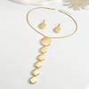 Metal Style Exaggerated Pendant Jewelry Set Y-Shape Women's Jewelry Set Fashion Jewelry Set  Girl