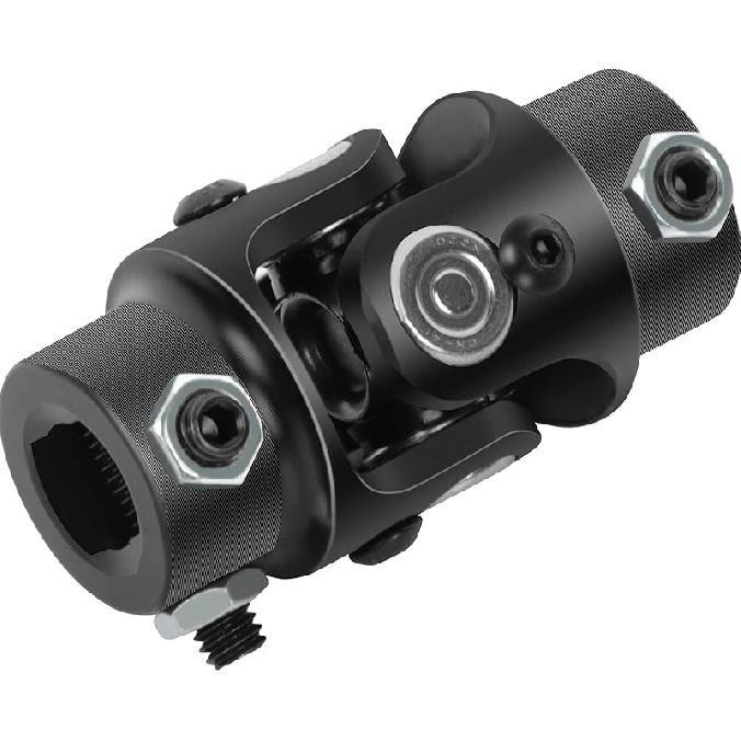 

cciyu Черные рулевые шарниры 3/4 DD x 13/16 -36 шлицов U-образный вал 83мм чёрный