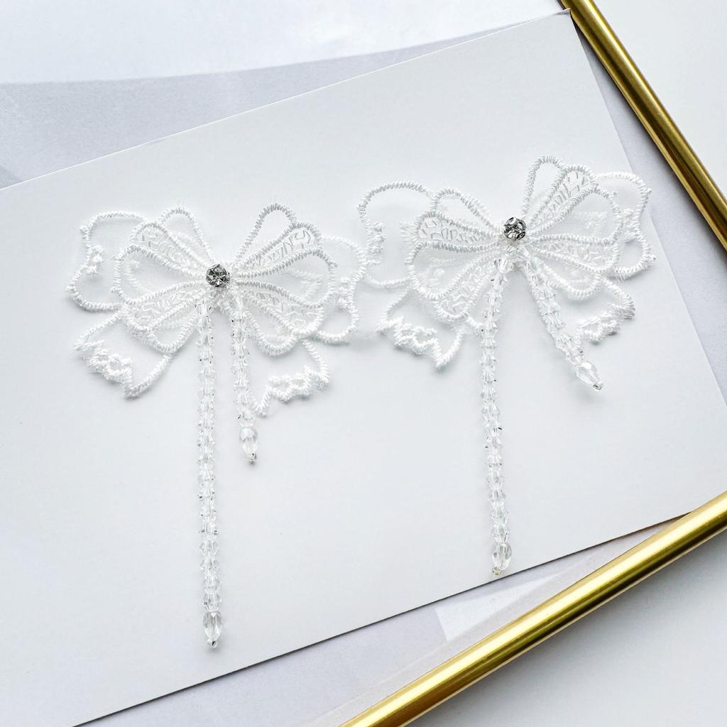 Eugen Yarn Multi-Layer Butterfly Bead Flower, Clothing Lace Accessories Decorative Flower