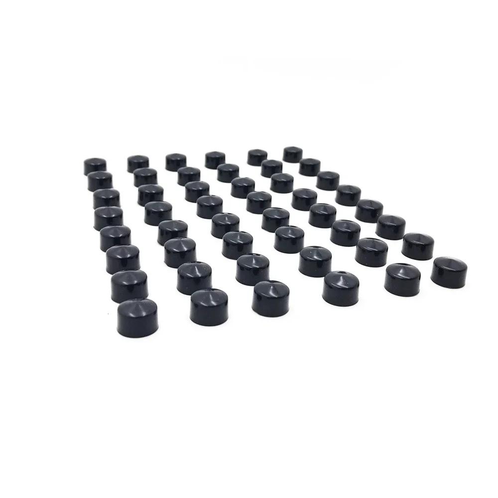 Motorcycle 48 Piece Chrome Caps Cover Kit for 1984-2003 Harley Sportster Engine & Misc Bolt Set