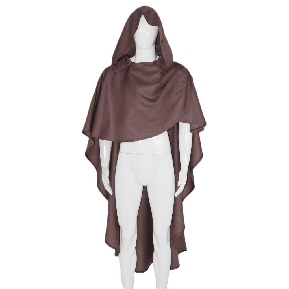 Medieval Knight Cosplay Cloak With Hood For Halloween Costume Role Play