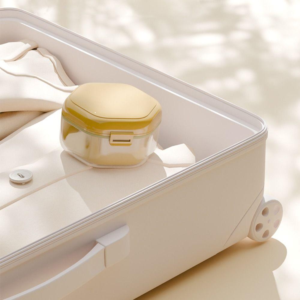 Three Layers Invisible Braces Box Draining Orthodontic Retainer Case Travel Denture Storage Box