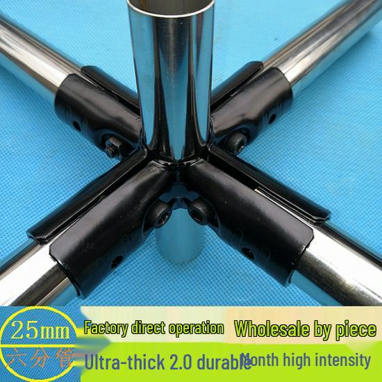 25mm Copper Pipe, Iron Pipe Fitting, Galvanized Steel Connector, Round Pipe Fixing, Two- or Three-Way Clip Accessories