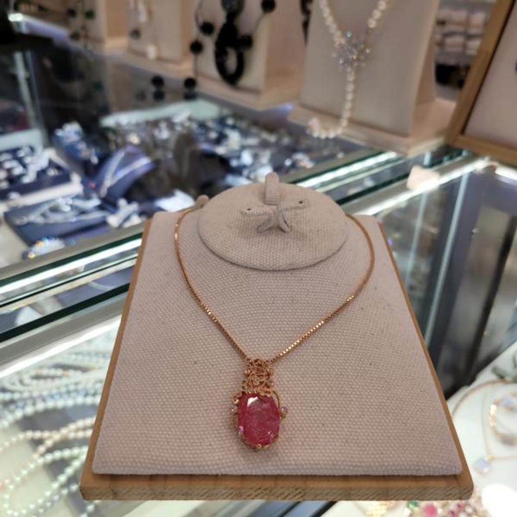 Atria Ice Cubic Lace Crystal Necklace JTOBAFR0023