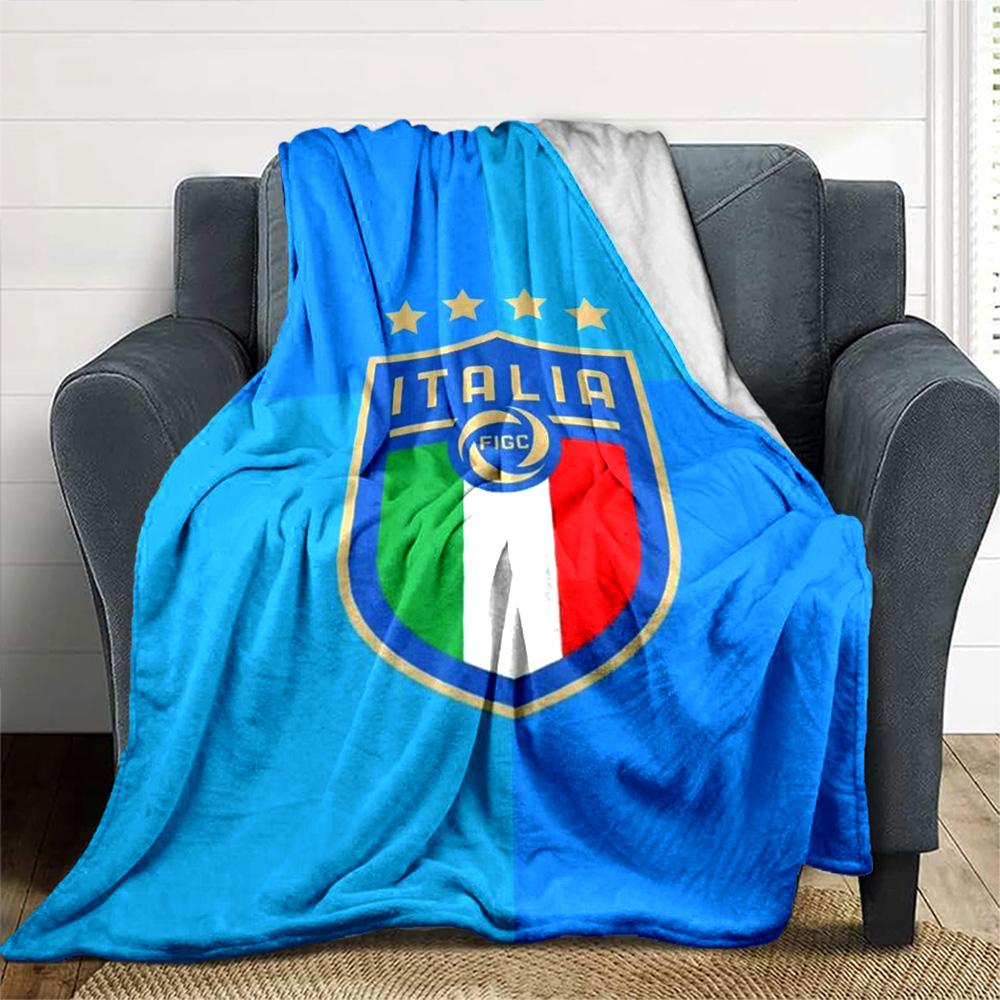 Italia Print Flannel Blanket High Quality Warm Comfortable Cover for All Seasons Perfect for Gifts Home Decor