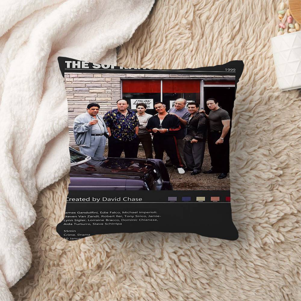The Sopranos Movie Pillow Cover For Bedroom Room And Living Room Sofa Decorative Cushion Cover