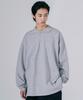 JEMUT Chewy Collar Long T-Shirt 7 Types Gray Yhlt2471