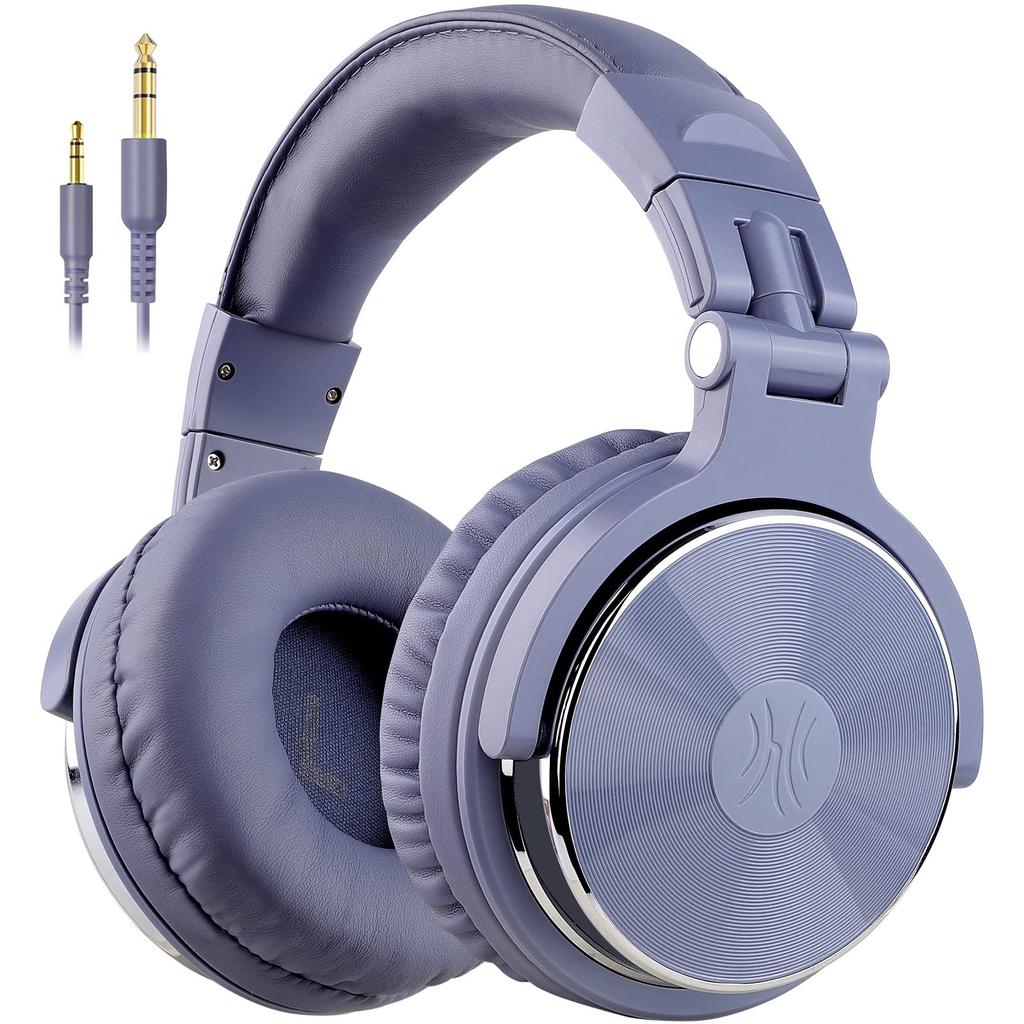 OneOdio Wired DJ Monitor Headphones, Closed-Back Over-Ear Headphones for Studio Recording, Instrument Practice, Mixing, Watching TV, Movies, and