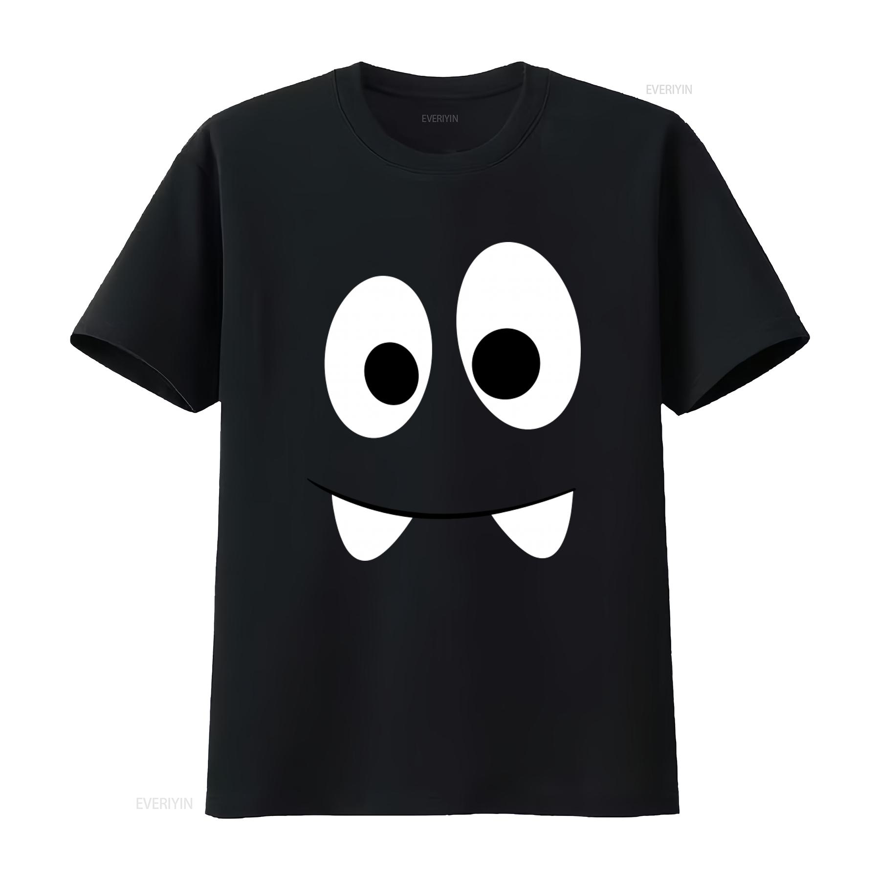 

Schreckliches Monster Herren T Shirt Cool Cartoon Eyes Design for Men vintage Washed fashion graphic streetwear Stretched 4XL