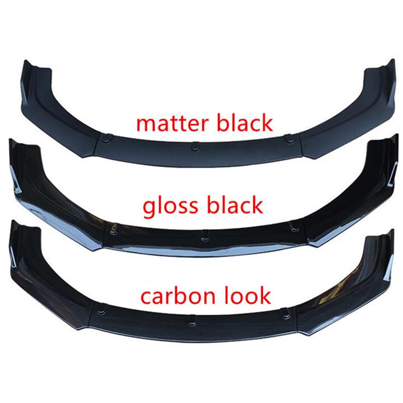 Front Lip Chin Corner Kit for 2009-2015 Volkswagen Scirocco R Spoiler (3-Piece Set)