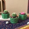 Round Silicone Planter Mold Unique Flower Pattern Easy Demolding Reusable For Indoor Outdoor Decoration Crafting Project