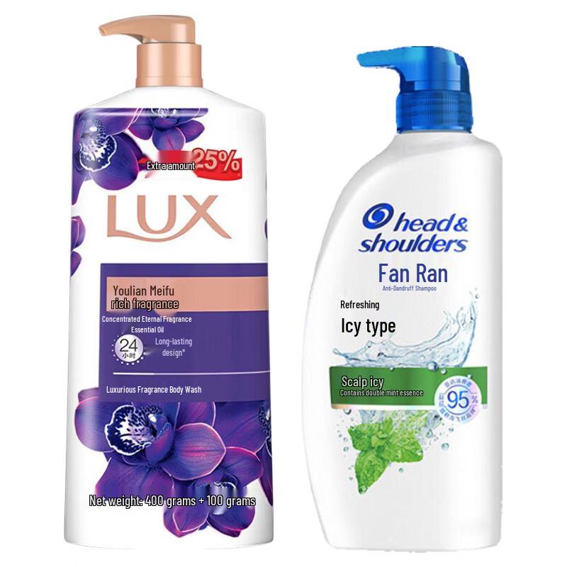 Набор: Гель для душа Lux Fragrance и Шампунь Head & Shoulders