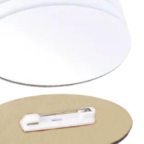 10Pcs/Set DIY Oval Name Badge with Pin Office Workers Students Employee ID Name Tag Holder Lightweight Wooden Work Clothes Brooch Pin Kit
